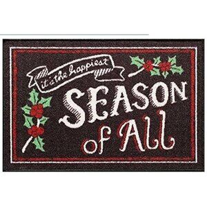 St. Nicholas Square "Happiest Season Of All" Printed Rug